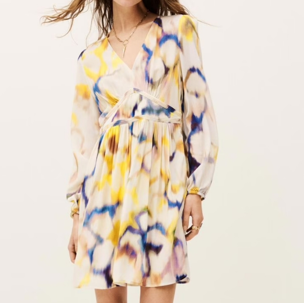 ba&sh Fredy Mini Dress  V Neck Size 6